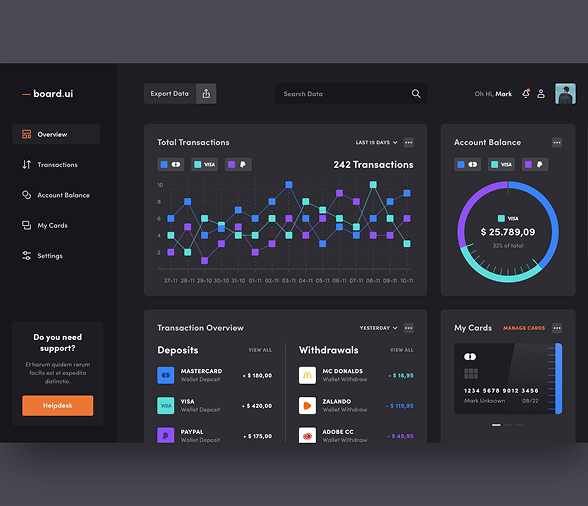 Website mockup